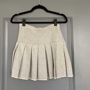 Aritzia Sunday Best Kline Pleated Knit Mini Skirt